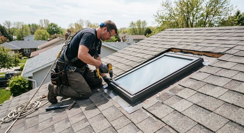 Dome Skylight Installation in Puyallup, WA