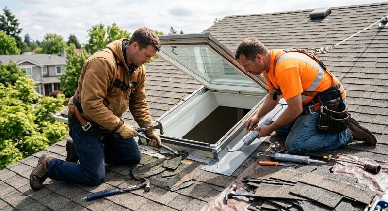 Skylight Leak Repair in Bellevue, WA